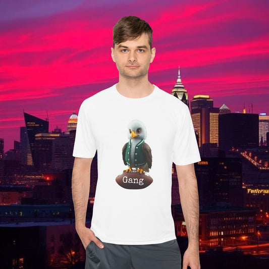 Eagle Unisex Moisture Wicking Tee featuring Playful Eagle Design, Comfortable Activewear, Perfect for Game Day, Gym Sessions