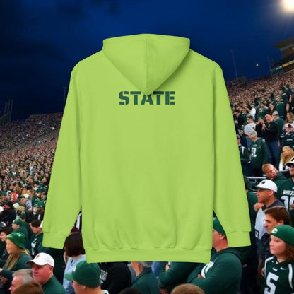 Unisex Hoodie, No Fly Zone Sweatshirt, College Apparel, Spartan Fan Gear, Gift for Him/Her, Made in USA