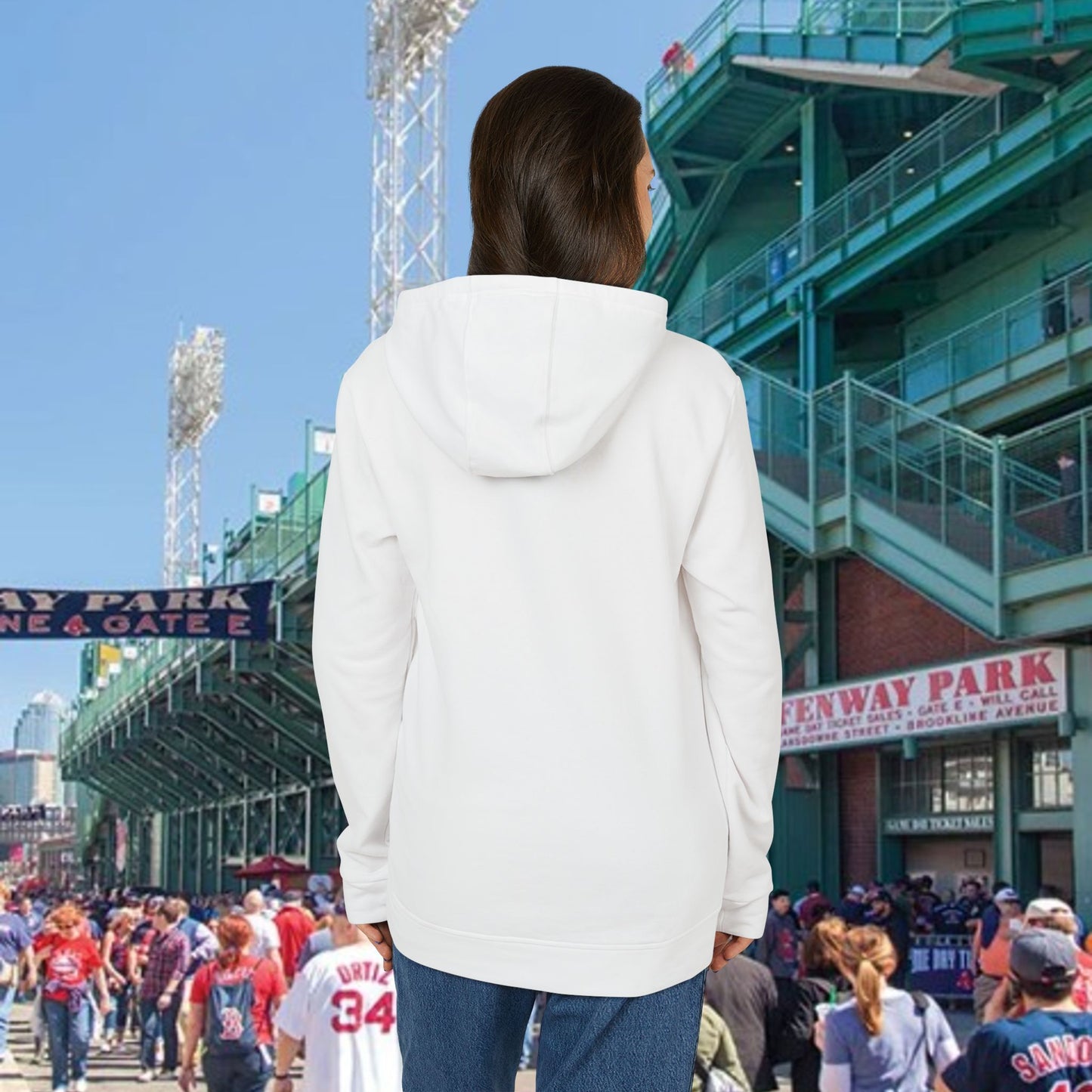 Dirty Water Unisex Fleece Hoodie with Boston Dirty Water Design, Cozy Casual Wear, Gift for Baseball Fans
