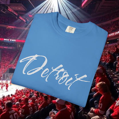 Detroit Script T-Shirt — City Pride Tee