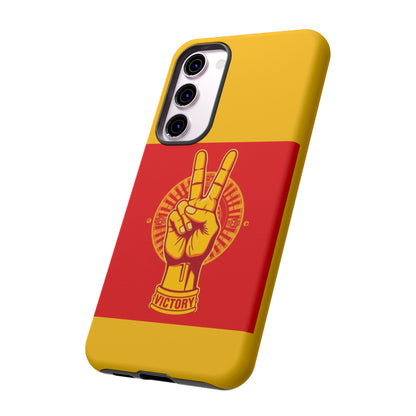 Victory Inspired Symbol Phone Case, Tough Phone Cover, Gift for Empowerment, Inspirational Tech Accessory, Unique Phone Protection