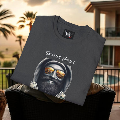 Scared Money Unisex Softstyle T-Shirt - Casual Wear, Streetwear, Gift for Him, Statement Tee, Urban Fashion