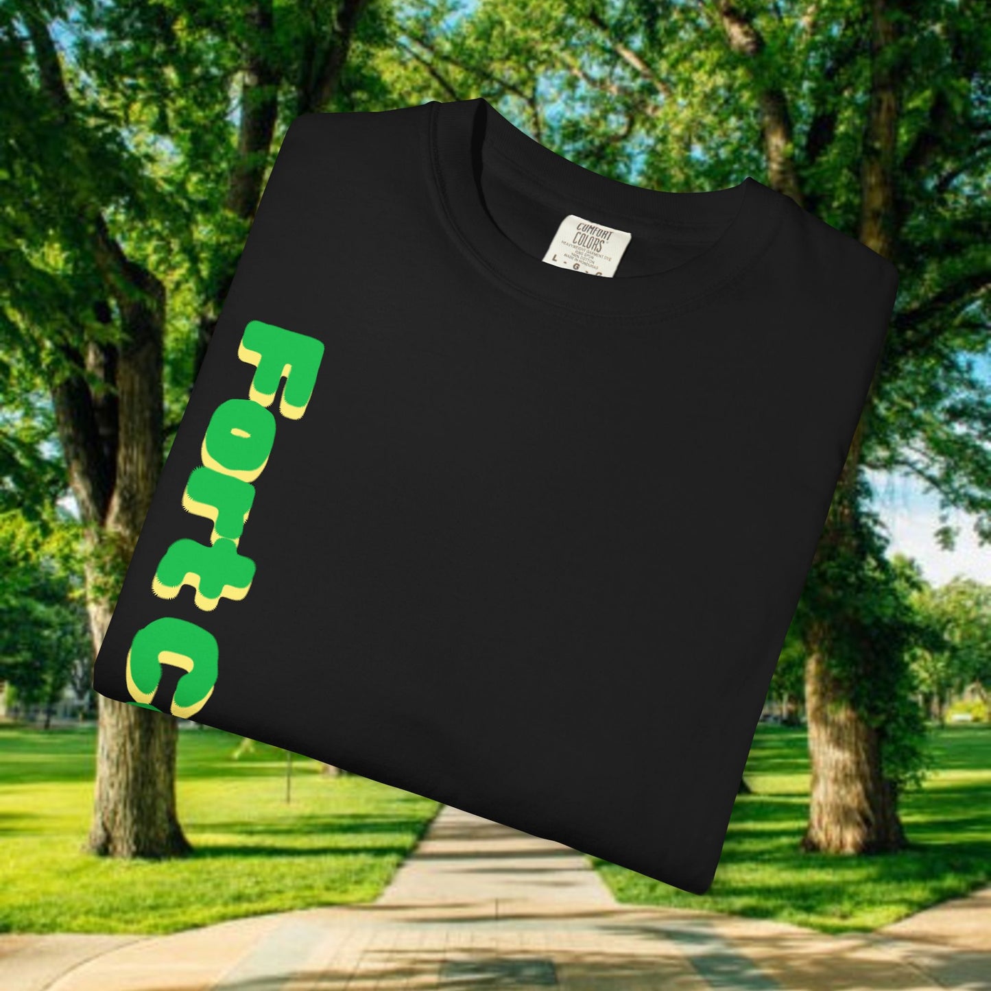 Fort Collins Unisex Garment-Dyed T-shirt - Trendy Streetwear, Fan Gift, Comfortable Casual Wear, Graphic Tee, Eco-Friendly Fashion