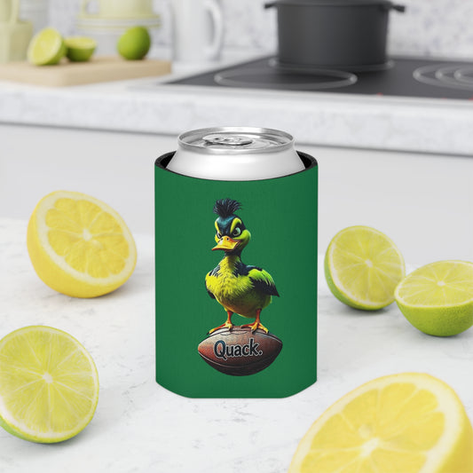 Duck on a Football Can Cooler | Game Day Drink Holder, Tailgate Gear, Fun Gift for Sports Fans, Summer Parties, Gameday