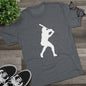 Baseball Stars Batter Silhouette Tee — Back Number '3' Player Shirt