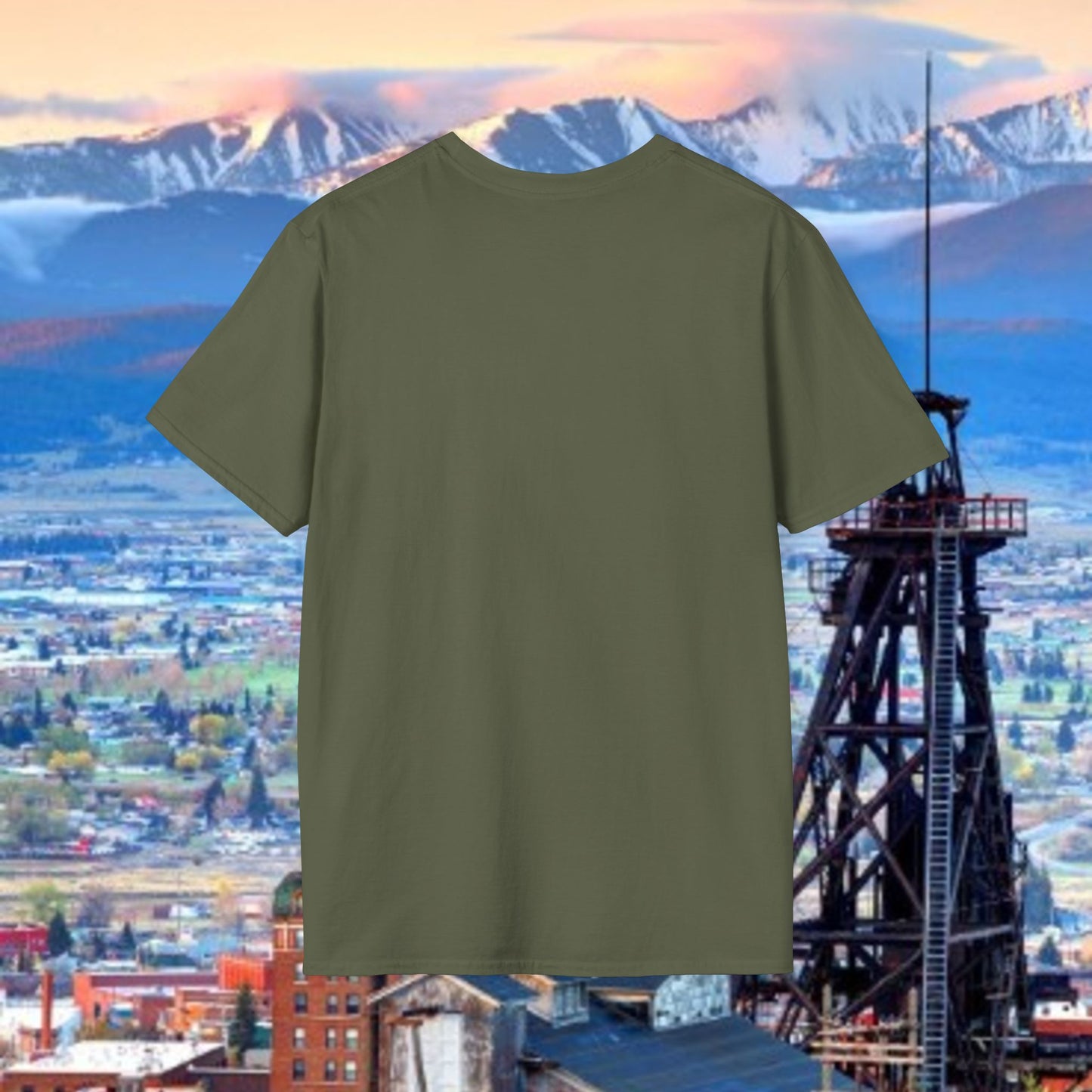 Butte, America Unisex Softstyle T-Shirt - Cozy Apparel for Locals, Travel Souvenir, Gift Idea, Casual Wear, Adventure Tee