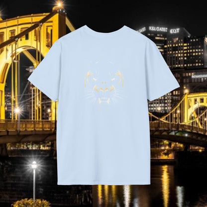 Pittsburgh Softstyle Tee, Unisex Graphic T-Shirt, Casual Wear, Sports Fan Apparel, Gift for Him/Her