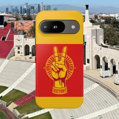 Victory Inspired Symbol Phone Case, Tough Phone Cover, Gift for Empowerment, Inspirational Tech Accessory, Unique Phone Protection