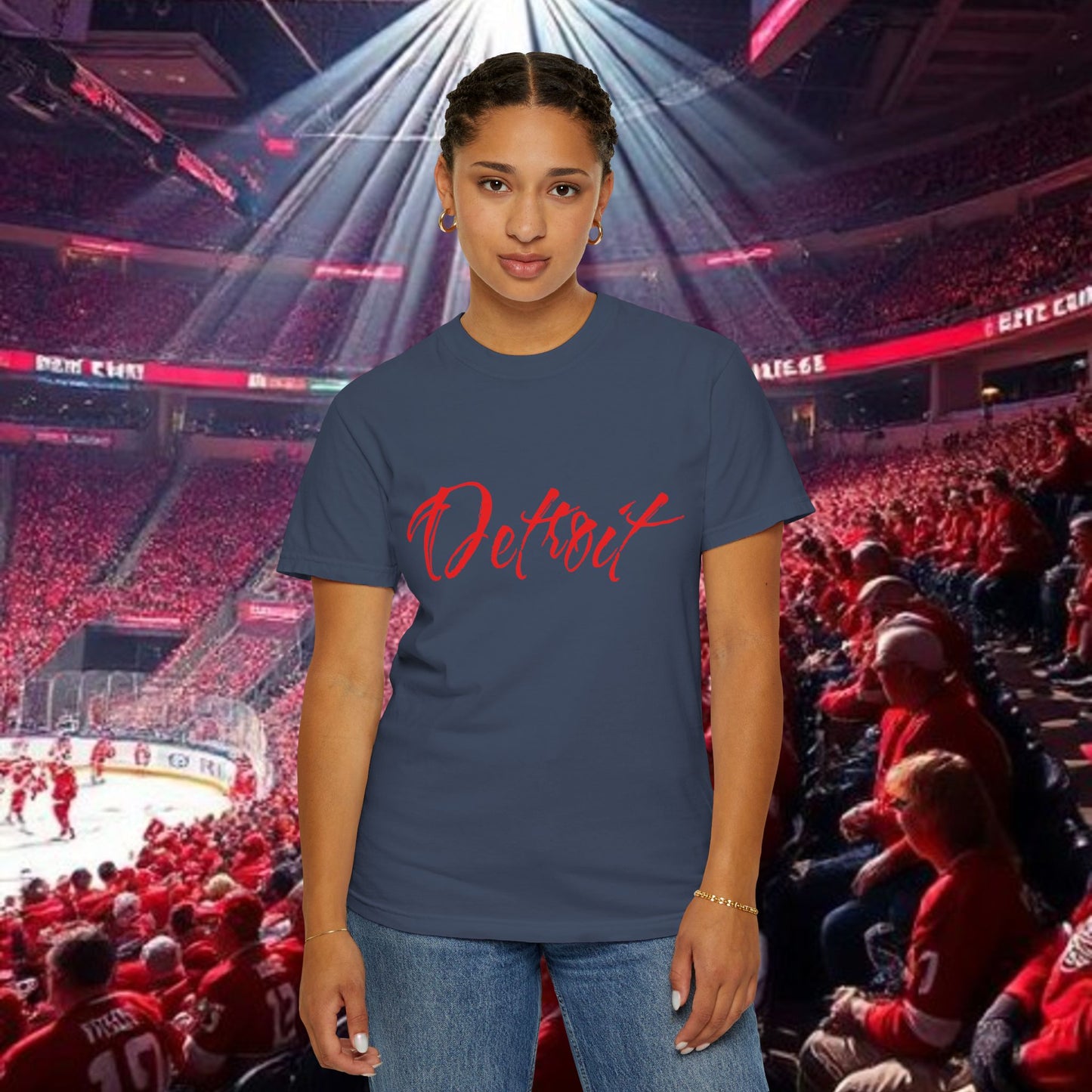 Detroit Script T-Shirt — City Pride Tee