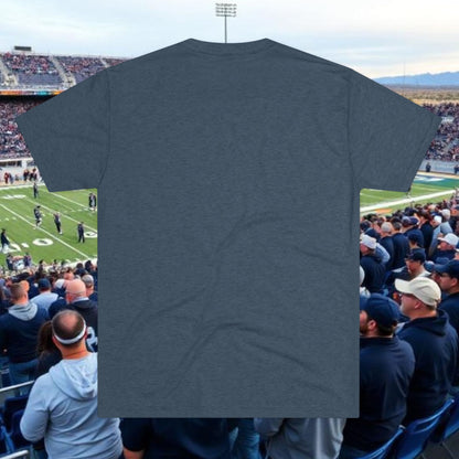 Reno Wolf Graphic Tee – Tri-Blend Crew Shirt, Ultra Comfort Soft-Style T-Shirt, Perfect for Gameday