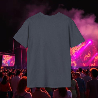 Skeleton Guitarist T-Shirt, Music Festival Shirt, Halloween Costume Tee, Vintage Rock Band Top, Unisex Graphic T-Shirt