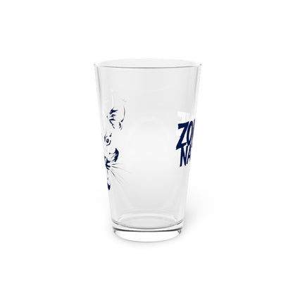 Zombie Nation Pint Glass | 16oz Drinking Glass | Unique Gift for Beer Lovers, Housewarming, Home Bar