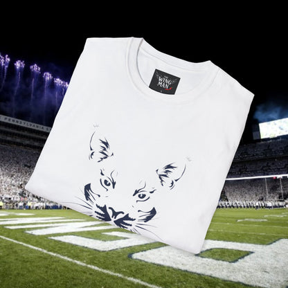 Fierce Silhouette Graphic T-Shirt, Unisex Tee, Gameday Shirt, Casual Wear, College Fashion, Gift for White Out Game