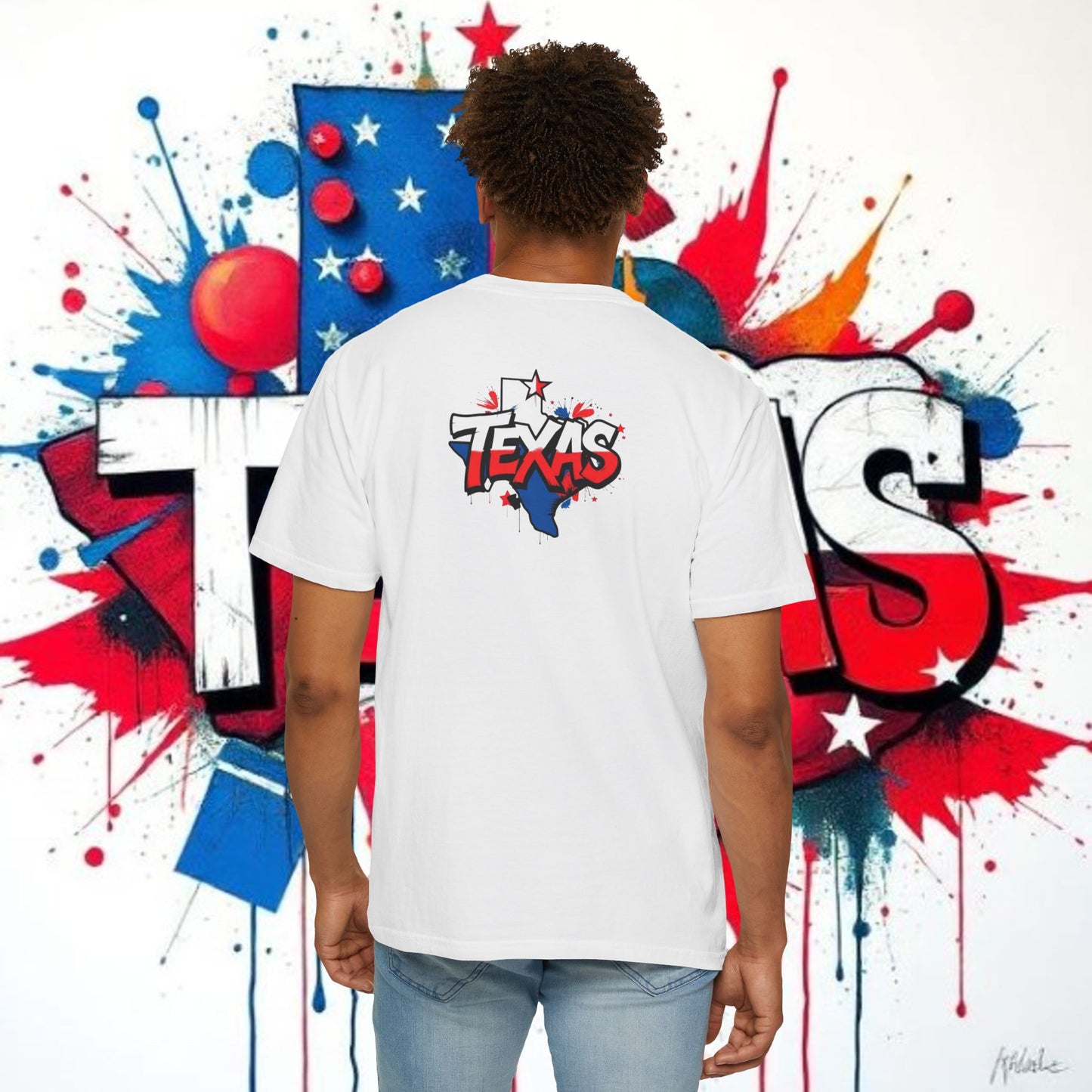 Texas 817 Graphic T-Shirt — Red, White & Blue State Pride Tee, Arlington Texas, Soft-Style T-Shirt, Perfect for Gameday