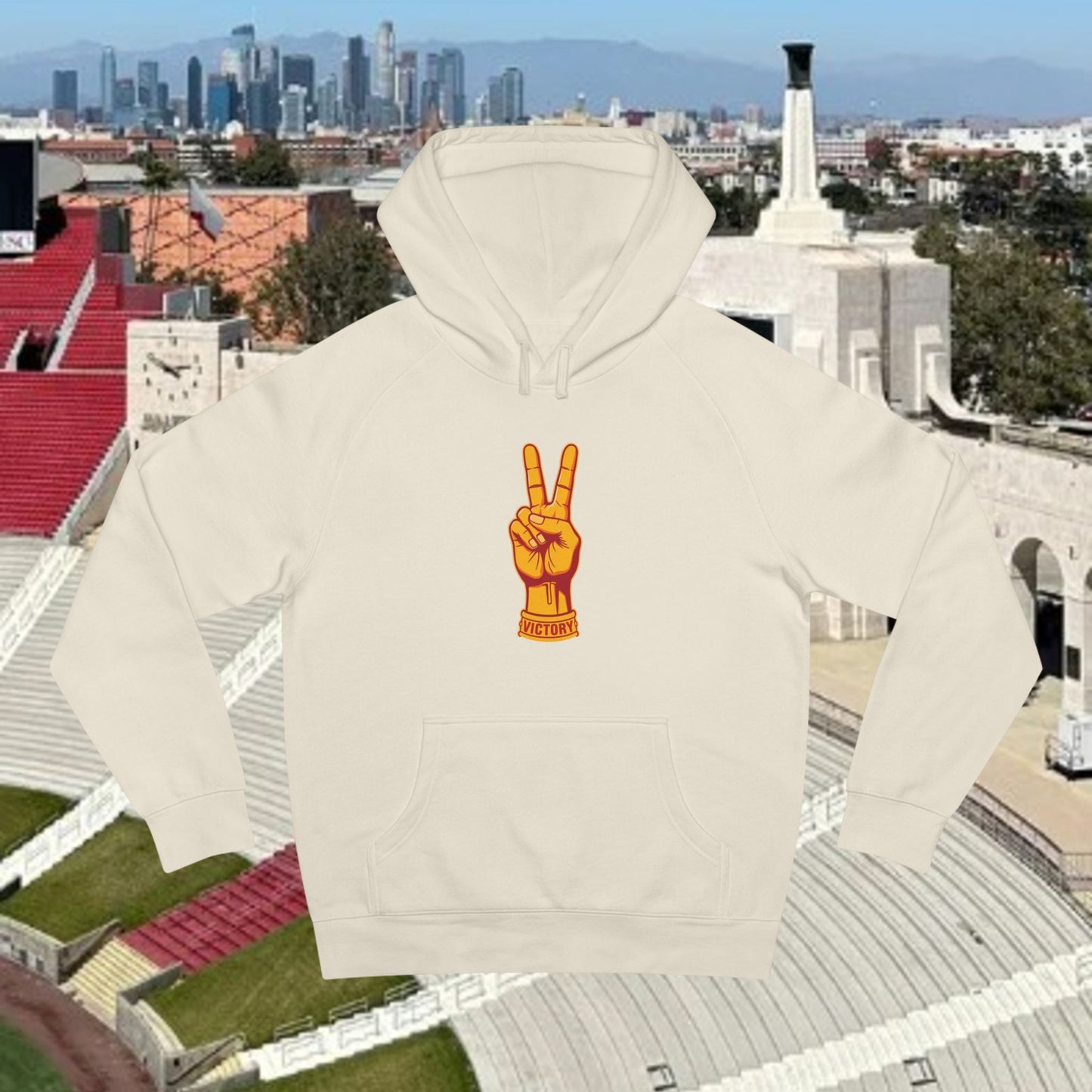 Victory Themed Unisex Hoodie, Perfect for Football Fans, Tailgate & Gameday Hoodie