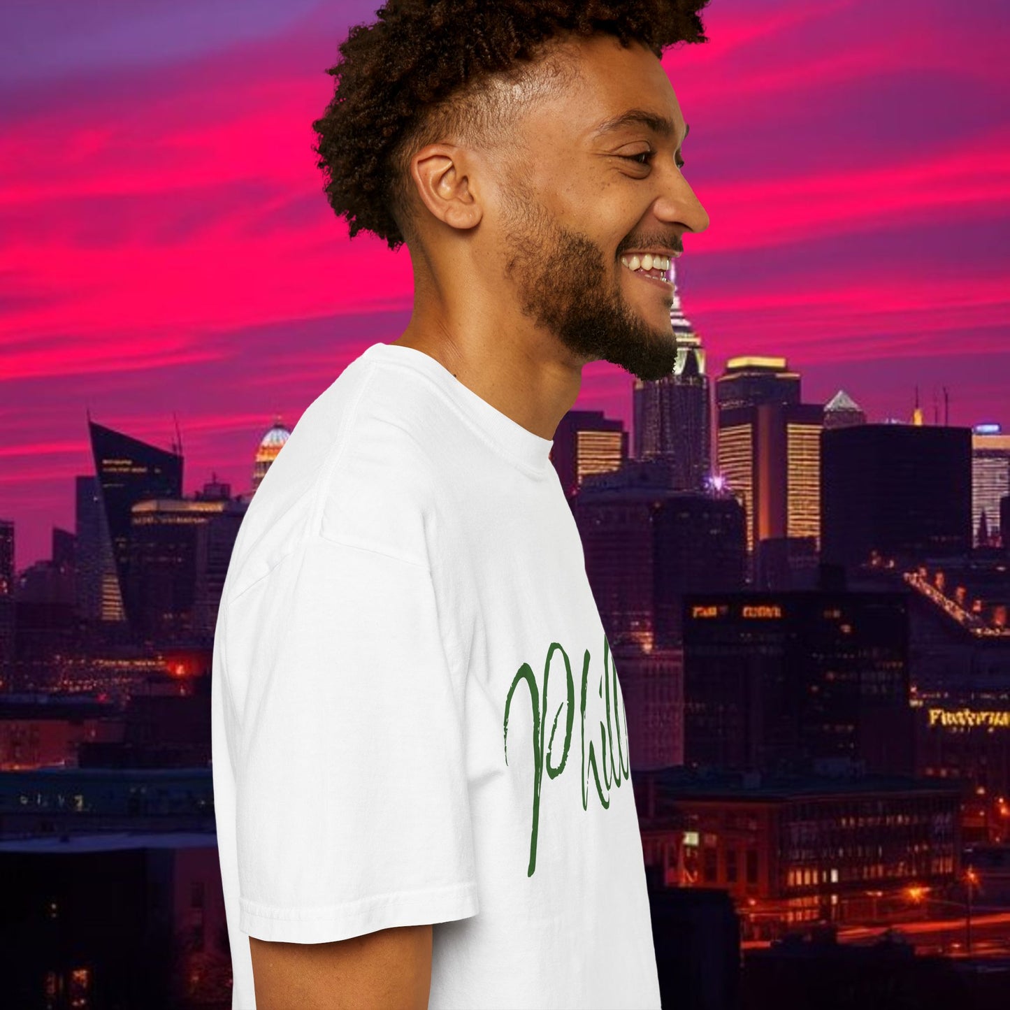 Philly Script T-Shirt — Handwritten City Pride Tee, Ultra Soft and Comfortable T-Shirt for any gameday.