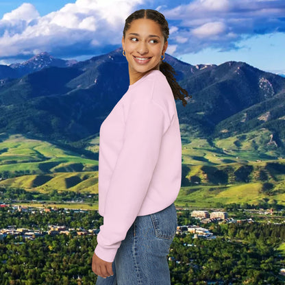 Montana 41 Crewneck Sweatshirt — State Outline Graphic