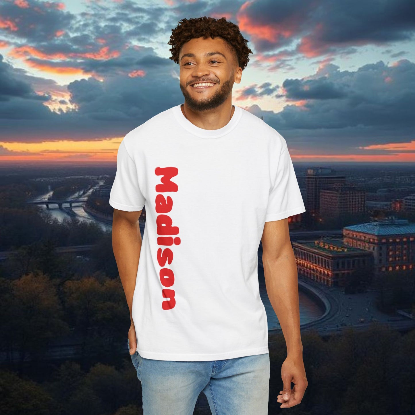 Wisconsin Pride Unisex T-shirt, Casual Wear, College Apparel, Game Day Shirt, Gift for Fans, Summer Fashion