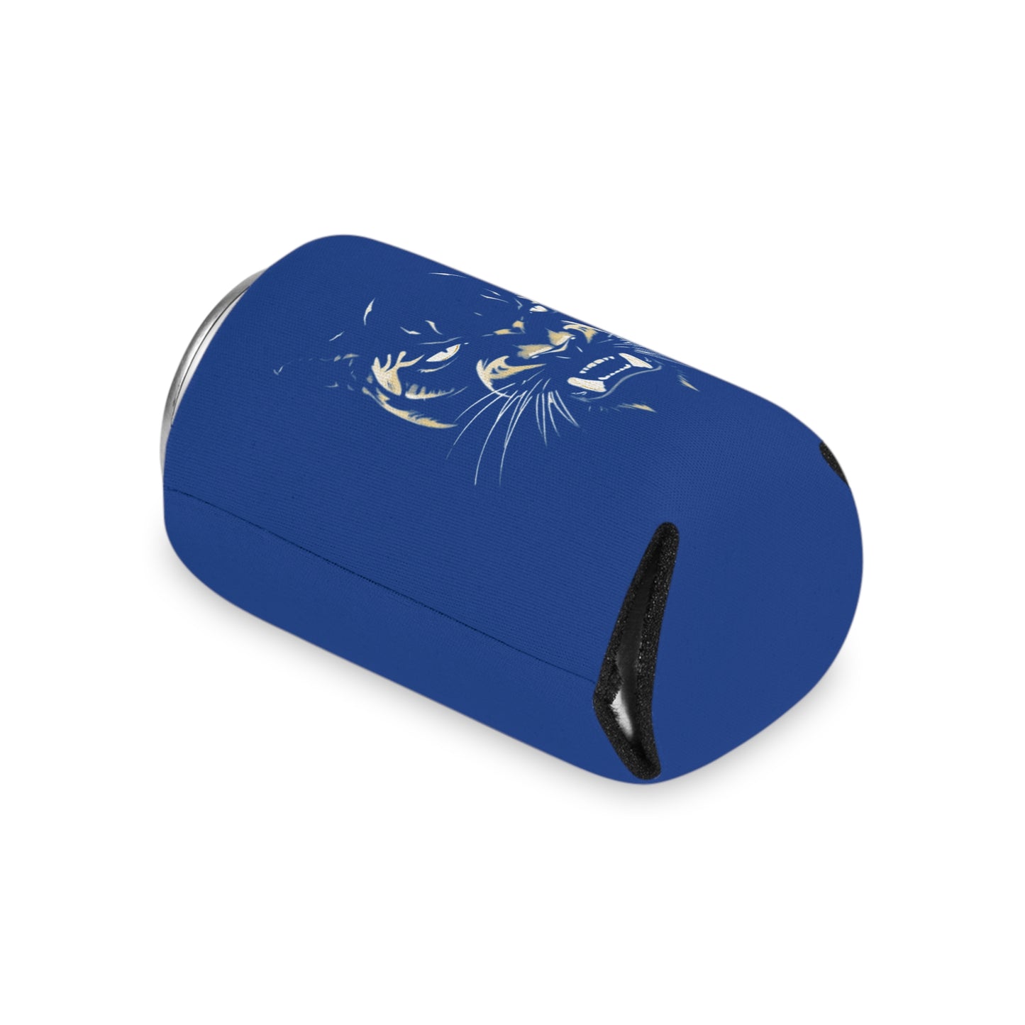 Panther Silhouette Can Cooler, Drink Sleeve, Beverage Insulator, Game Day Accessory, Party Favor, Sports Team Gear