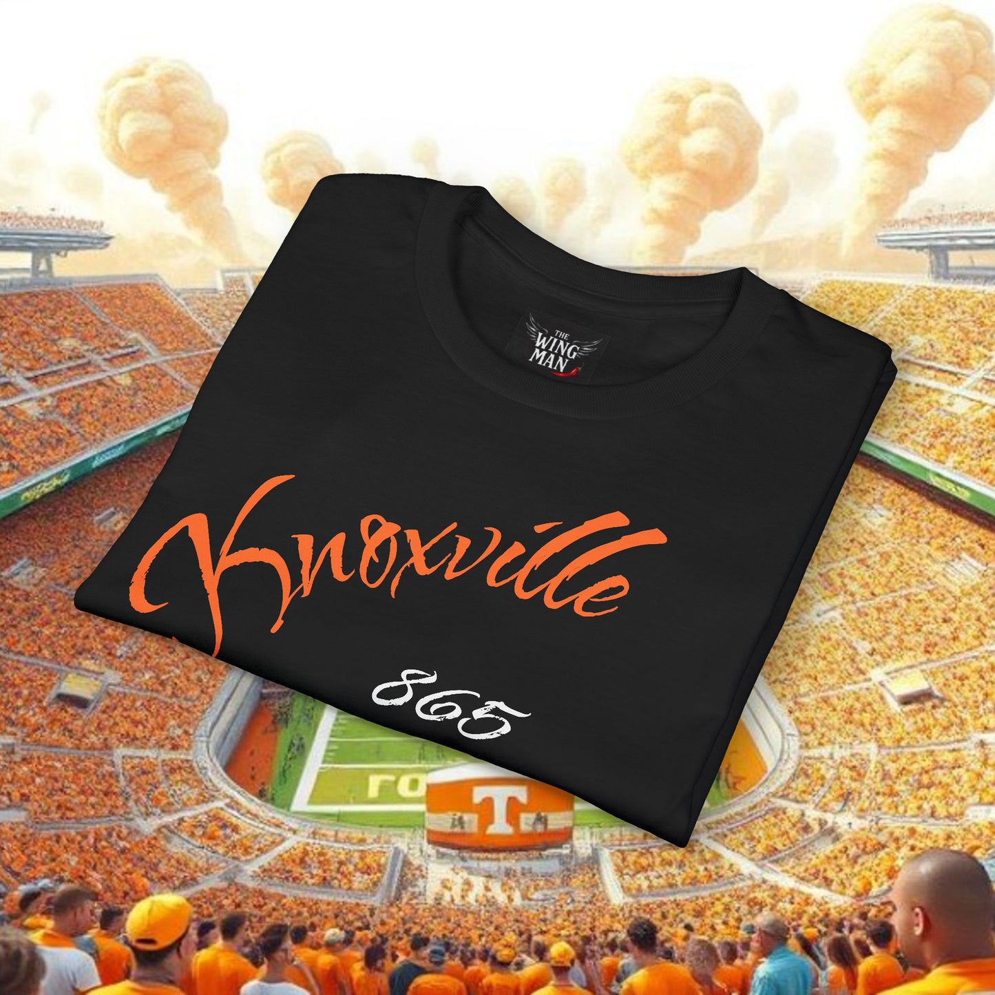 Knoxville 865 Vintage Script T-Shirt, Super Soft T-Shirt