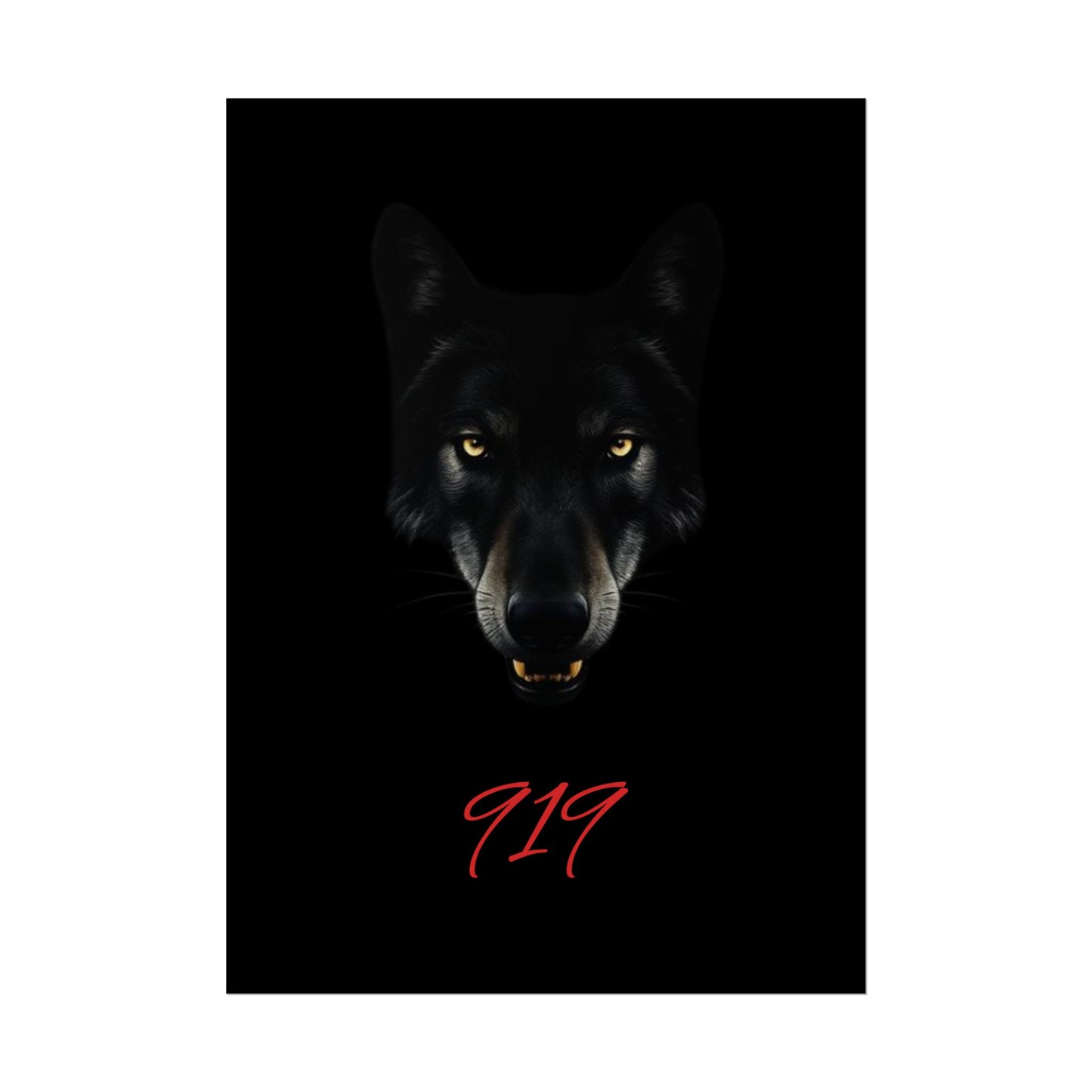 Wolfpack Art Poster, Wolf 901 Raleigh Poster, Gift for Die Hard Fans, Home Decor, 919 Design