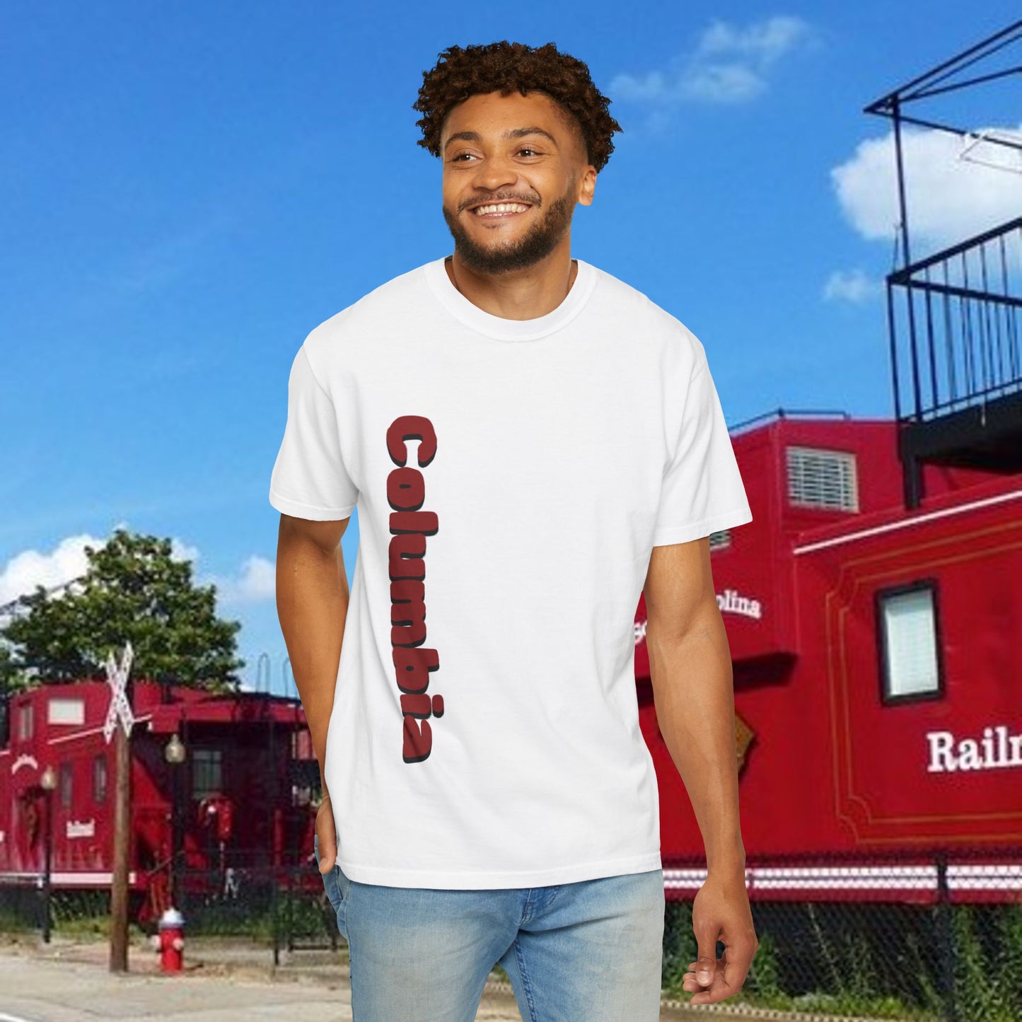 Columbia South Carolina Graphic Tee, Unisex T-Shirt, Trendy Summer Top, Gift for Travelers, Beachwear, Casual Wear