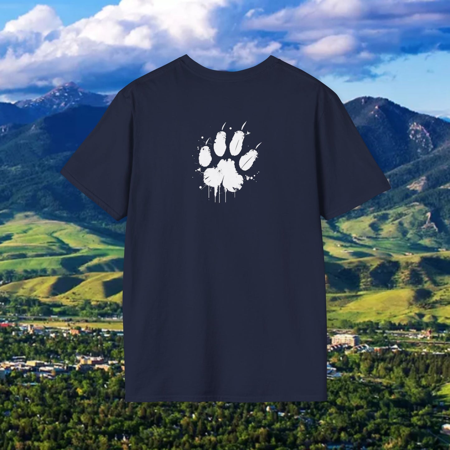 Upside Down FTG Unisex Softstyle T-Shirt - Trendy Fashion Tee, Everyday Comfort, Gift for Bobcat Fans, Gameday Wear, Relaxed Style