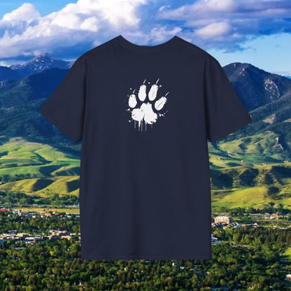 Upside Down FTG Unisex Softstyle T-Shirt - Trendy Fashion Tee, Everyday Comfort, Gift for Bobcat Fans, Gameday Wear, Relaxed Style