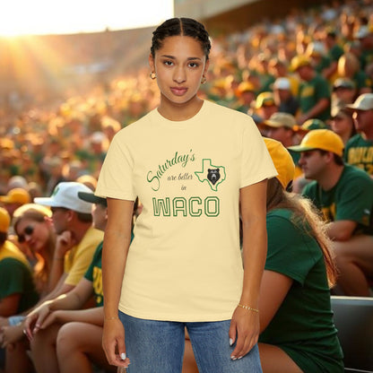 Waco Saturdays Unisex T-Shirt,  Unisex garment-dyed t-shirt, Ultra soft material.
