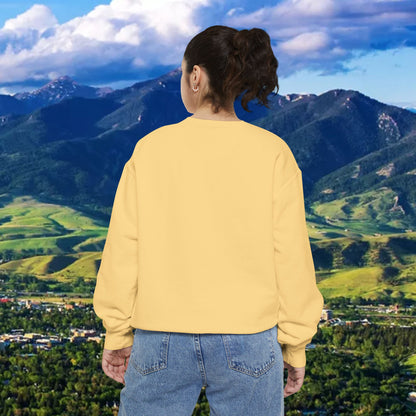 Poor Grizzlies Unisex Garment-Dyed Sweatshirt, Cozy Crewneck, Perfect Gift for Nature Lovers, Casual Wear, Wildlife Appreciation