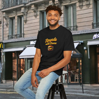 Royale with Cheese Graphic Tee, Movie Shirt, Fun Gift for Movie Fans, Fun Apparel, Summer Wear