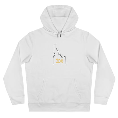 Idaho 208 King Hooded Sweatshirt, Cozy Hooded Sweatshirt, Unique Idaho Apparel, Perfect Gift for Outdoor Lovers, Casual Wear for All Seasons