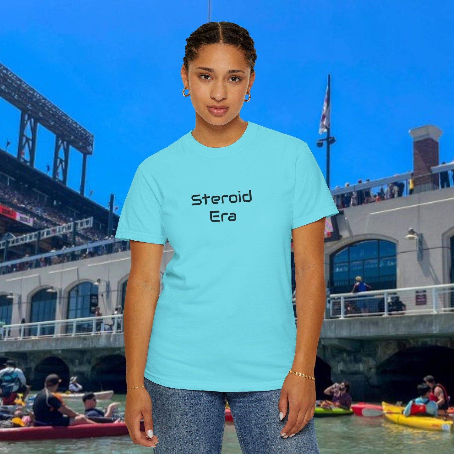 Vintage Baseball Unisex Garment-Dyed T-shirt, 90's Steroid Era Tee Shirt, Athletic Sports Tee, Retro Baseball Shirt, Sports Fan Gift,