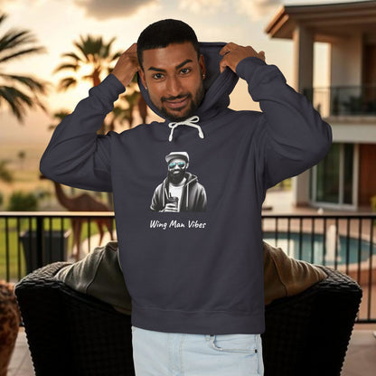 Unisex Wingman Vibes Hoodie, Casual Style Sweatshirt, Perfect Gift for Friends, Lightweight Hoodie for Everyday Wear