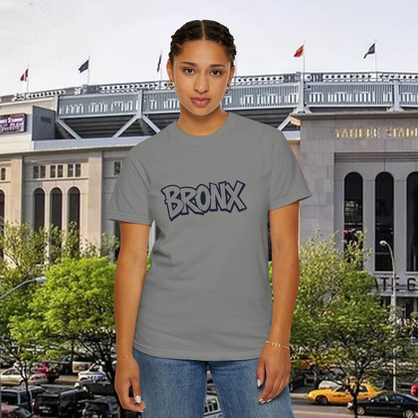 Bronx Unisex Garment-Dyed T-Shirt, Streetwear Tee, Urban Style Shirt, New York Fashion Top, Gift for NYC Lovers
