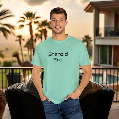 Vintage Baseball Unisex Garment-Dyed T-shirt, 90's Steroid Era Tee Shirt, Athletic Sports Tee, Retro Baseball Shirt, Sports Fan Gift,