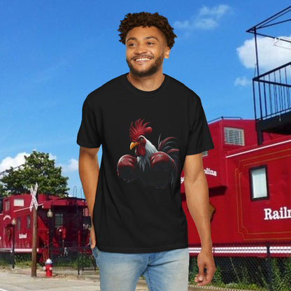 Vibrant Rooster Graphic Tee | Perfect Gift for Football Fans, Farmhouse Decor, Casual Wear, Birthday or Holiday