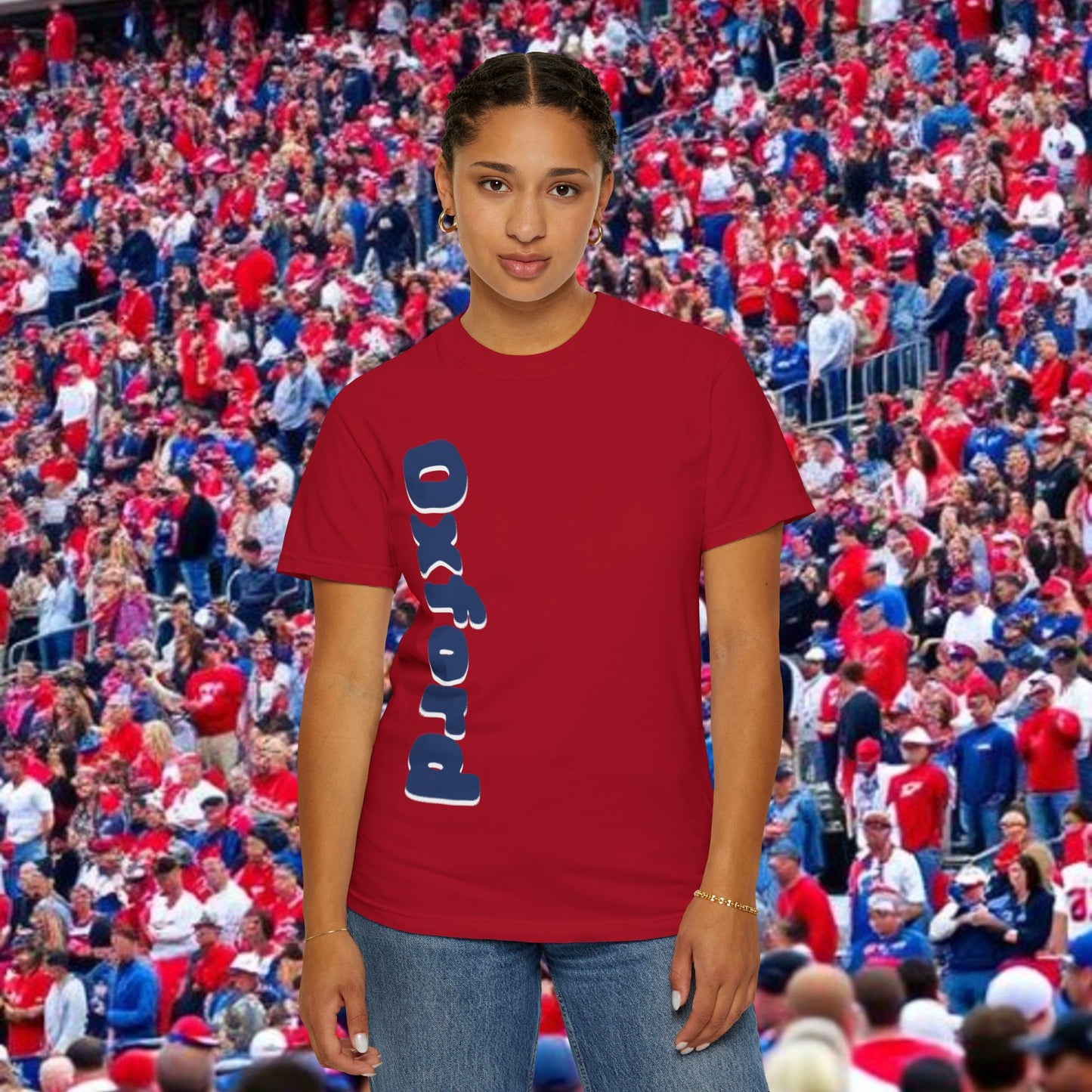 Oxford Graphic Tee: Stylish Unisex T-shirt, Perfect for Game Day, College Spirit Wear, Casual Outings, Gifts for Fans