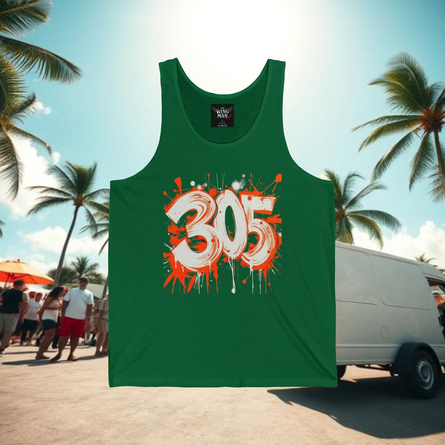 305 Graphic Unisex Jersey Tank - Perfect for Summer Vibes
