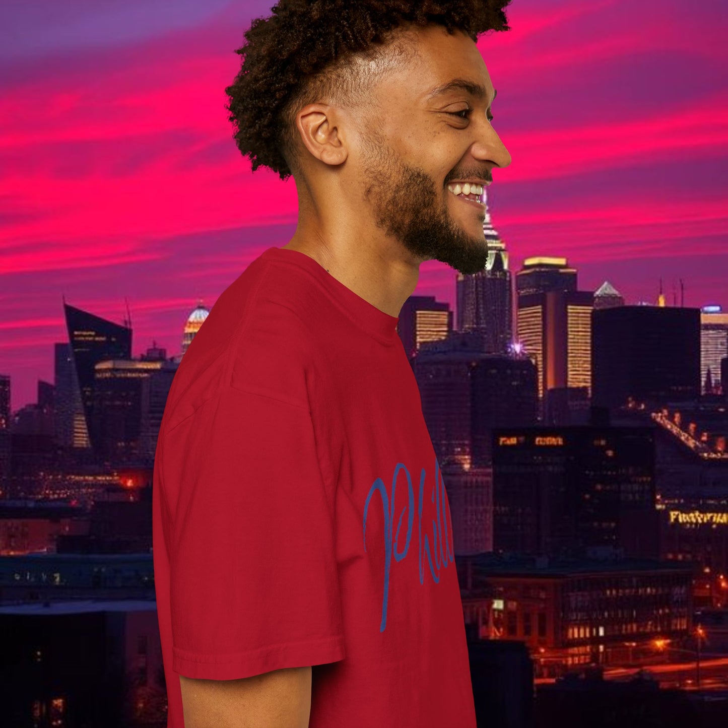 Philly Script T-Shirt — Handwritten City Pride Tee, Ultra Soft and Comfortable T-Shirt for any gameday.