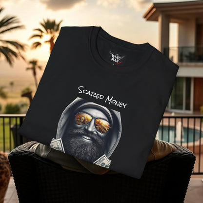 Scared Money Unisex Softstyle T-Shirt - Casual Wear, Streetwear, Gift for Him, Statement Tee, Urban Fashion