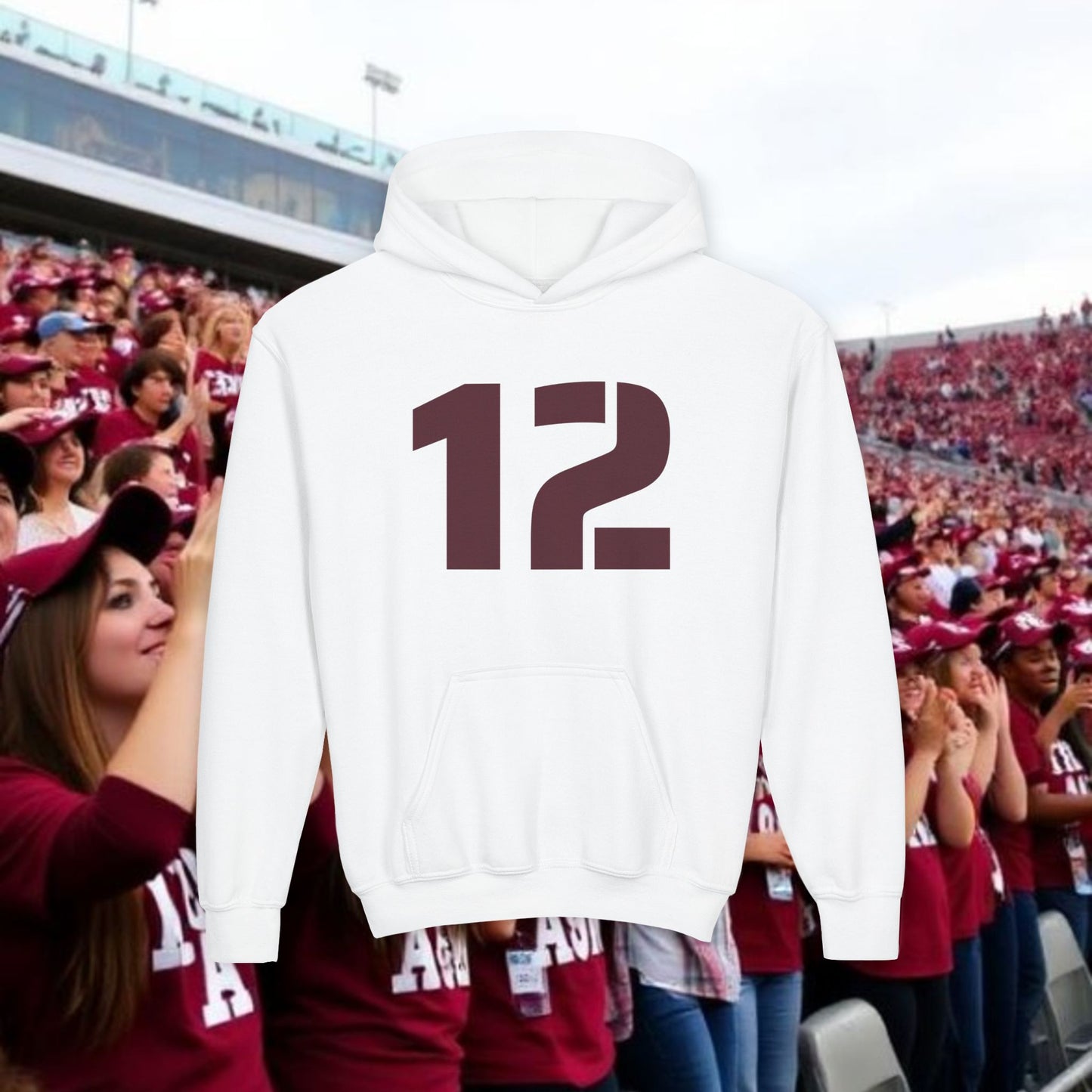 Stylish Sports Hoodie for Young Fans | Game Day, School Spirit, Team Apparel, Gifts for Kids, Comfortable Casual Wear