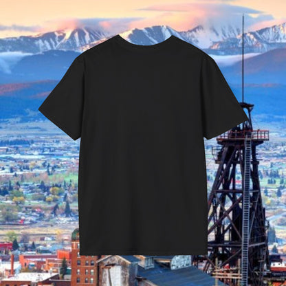 Butte, America Unisex Softstyle T-Shirt - Cozy Apparel for Locals, Travel Souvenir, Gift Idea, Casual Wear, Adventure Tee