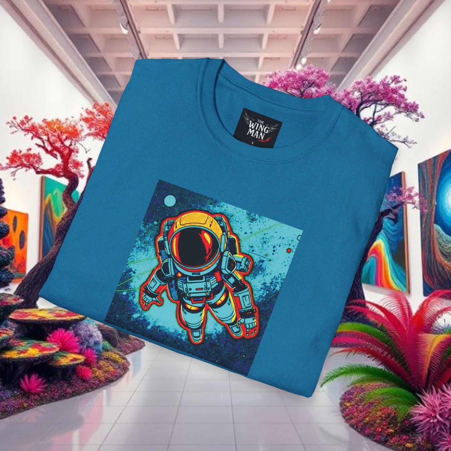 Astronaut Graphic T-Shirt | Unisex Space Tee, Gift for Astronaut Lovers, Hip Hop Fans, Casual Wear, Festival Shirt