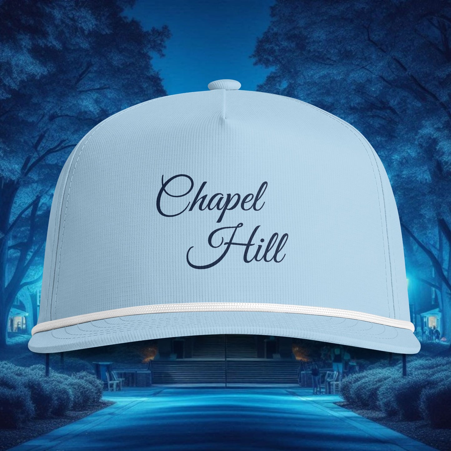 Chapel Hill Rope Cap — Vintage Script Baseball Hat