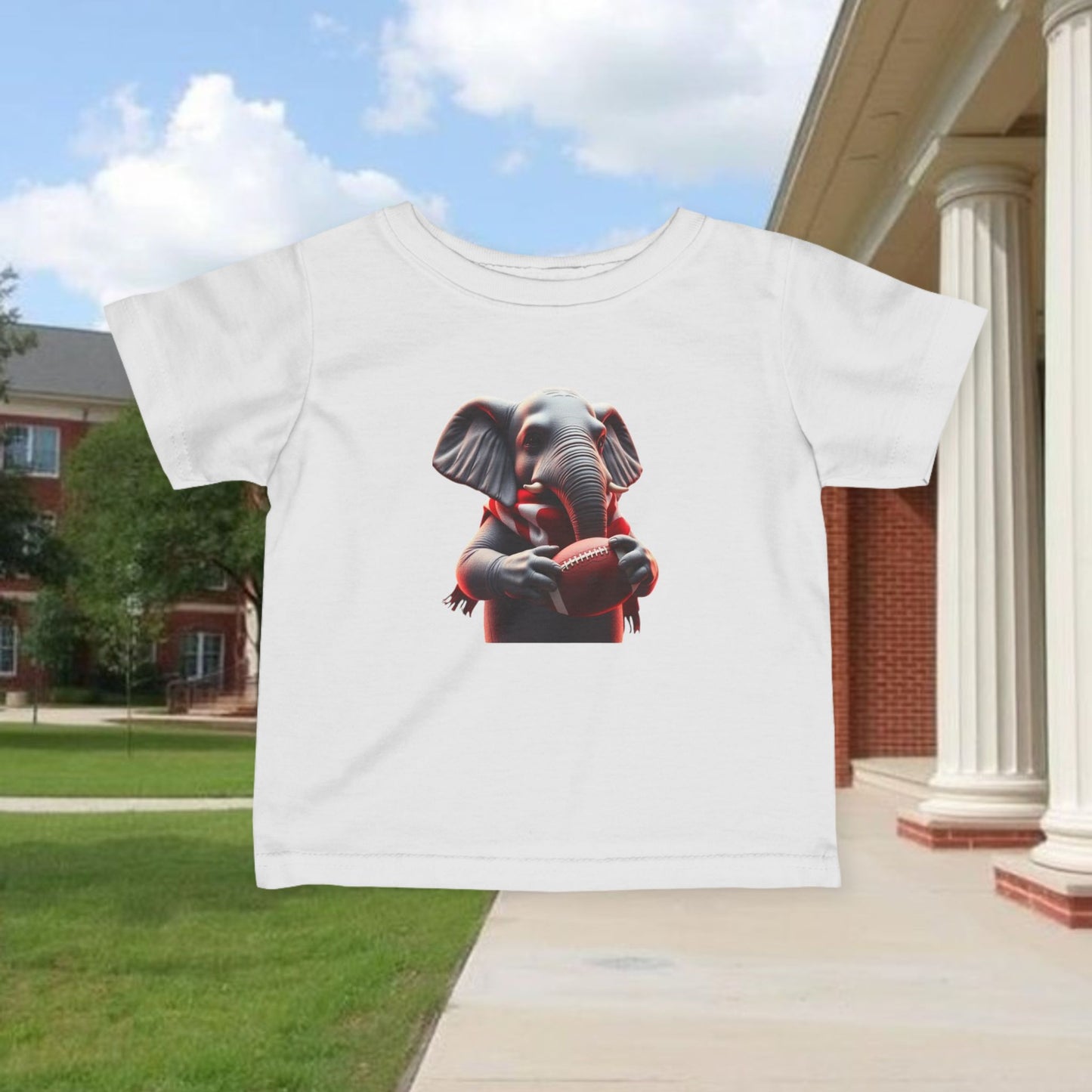 Adorable Elephant Infant Tee, Cute Baby Shirt, Toddler Apparel, Elephant Lover Gift, Baby Shower Gift, Fun Kid's Clothing