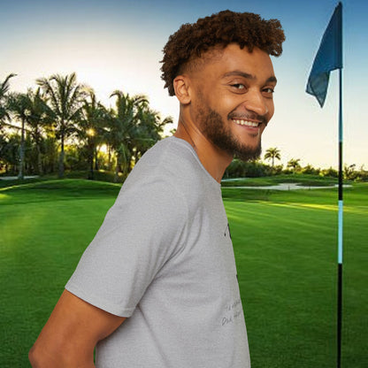 Golf-Inspired Unisex T-Shirt, Perfect Gift for Dad, Father's Day Present, Sporty Style Tee, Casual Wear, Golf Lover Apparel
