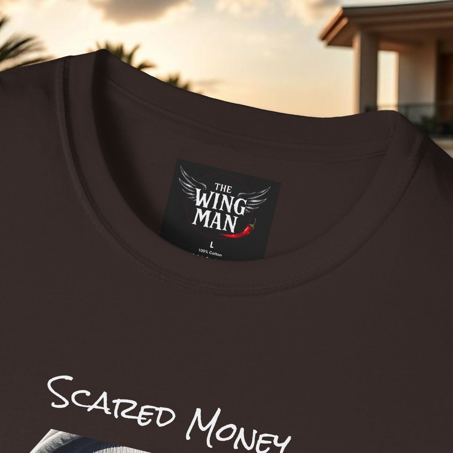 Scared Money Unisex Softstyle T-Shirt - Casual Wear, Streetwear, Gift for Him, Statement Tee, Urban Fashion