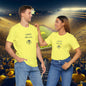 I Hate Ohio State Tee, Unisex Jersey Short Sleeve Tee, Game Day Shirt, College Sports Apparel, Football Fan Gift, Yellow Tee