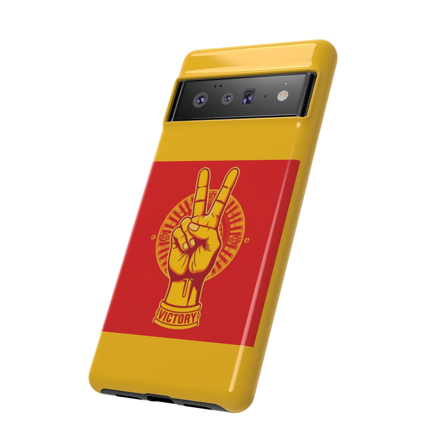 Victory Inspired Symbol Phone Case, Tough Phone Cover, Gift for Empowerment, Inspirational Tech Accessory, Unique Phone Protection